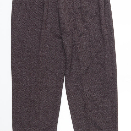 Preworn Womens Purple  Polyester Dress Pants Trousers Size 20 L27 in Regular