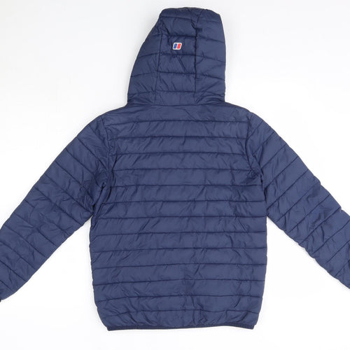 Berghaus Boys Blue   Overcoat Coat Size 11-12 Years