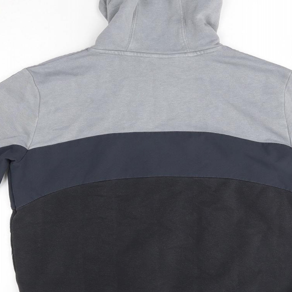 adidas Boys Grey  Cotton Pullover Hoodie Size 13-14 Years