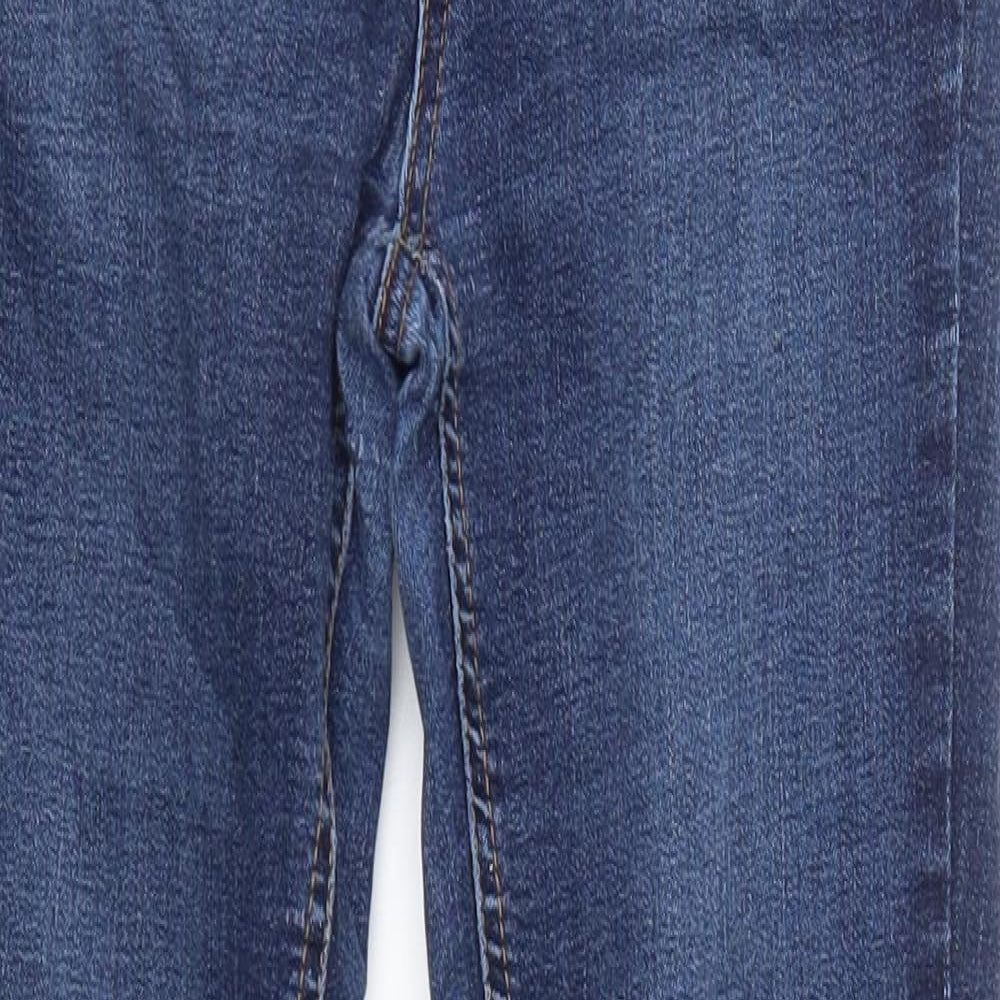 New Look Womens Blue  Cotton Skinny Jeans Size 10 L26 in Regular