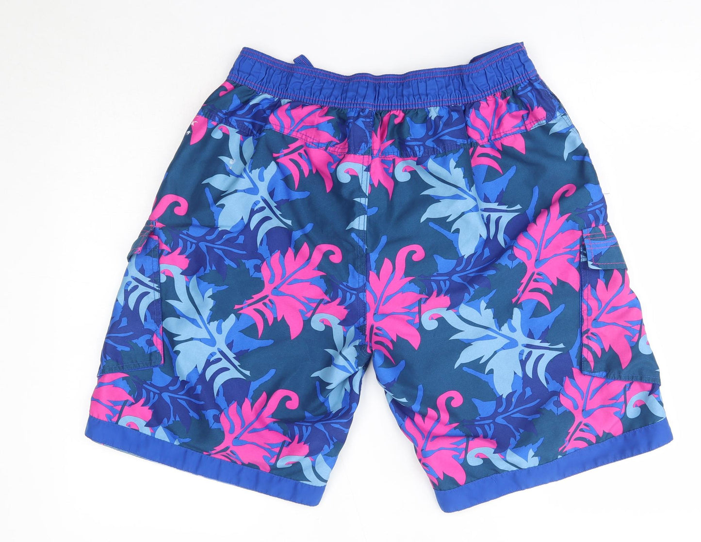 Denim Seventy3 Mens Multicoloured Floral Polyester Sweat Shorts Size L  Regular