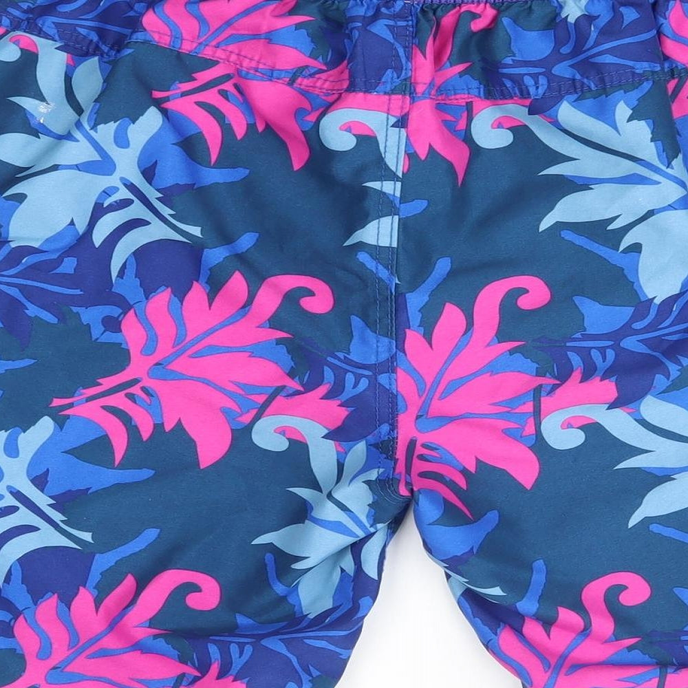 Denim Seventy3 Mens Multicoloured Floral Polyester Sweat Shorts Size L  Regular