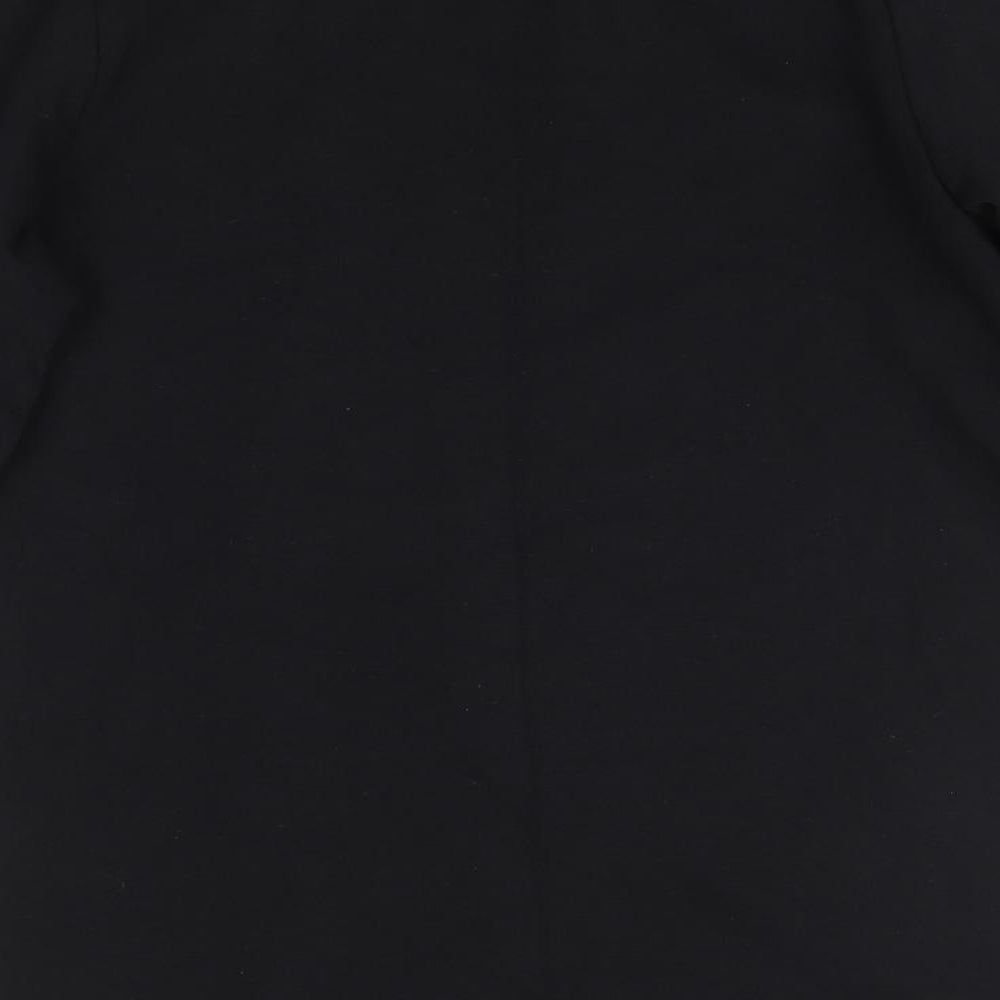 Primark Girls Black Round Neck  Cotton Pullover Jumper Size 11-12 Years