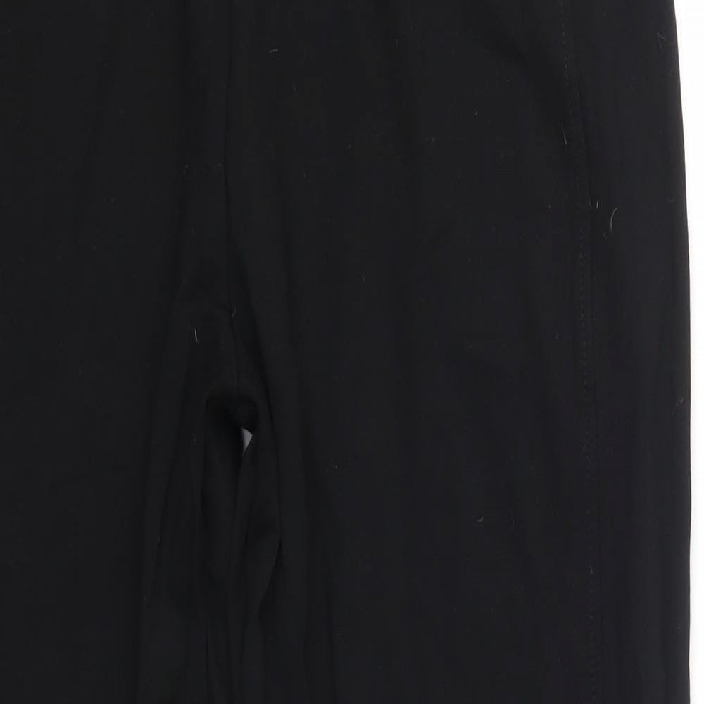 Bonmarché Womens Black  Viscose Cropped Leggings Size 14 L24 in