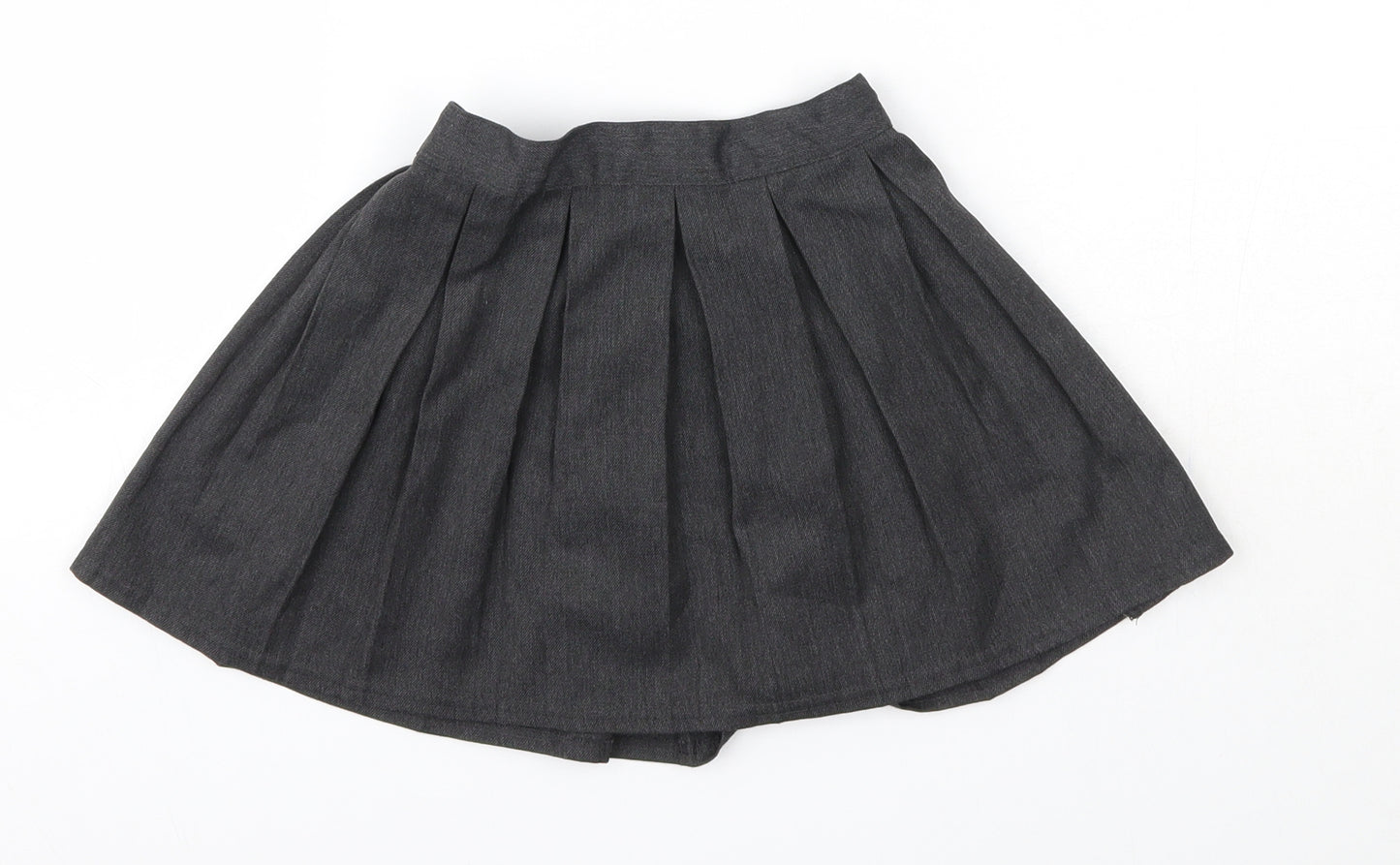 Matalan Girls Grey  Polyester A-Line Skirt Size 3 Years  Regular  - School