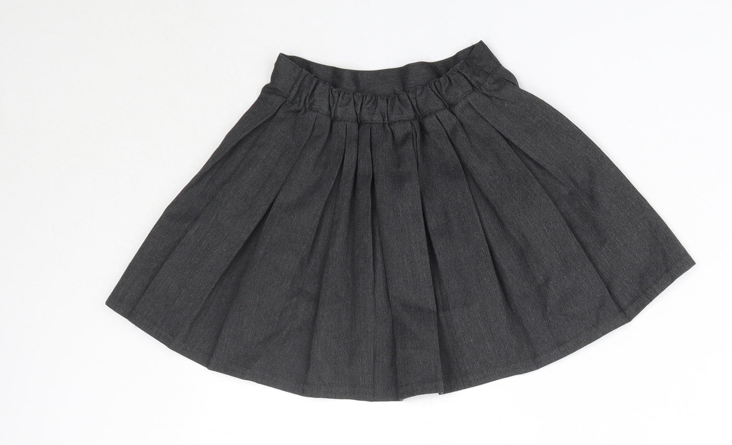 Matalan Girls Grey  Polyester A-Line Skirt Size 3 Years  Regular  - School