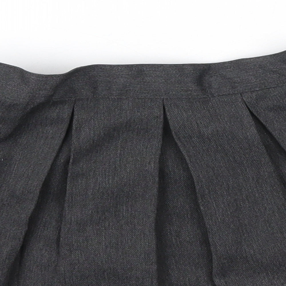 Matalan Girls Grey  Polyester A-Line Skirt Size 3 Years  Regular  - School