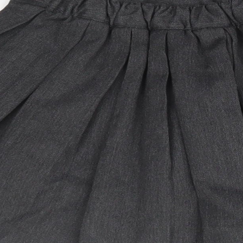 Matalan Girls Grey  Polyester A-Line Skirt Size 3 Years  Regular  - School