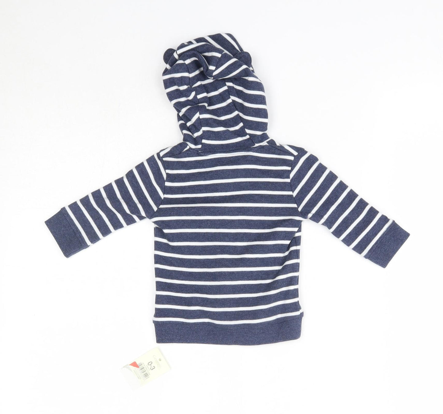 George Baby Blue Striped  Jacket  Size 0-3 Months
