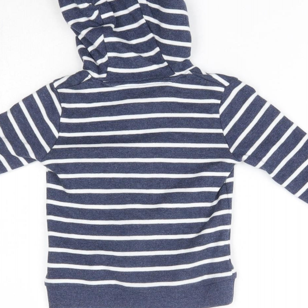 George Baby Blue Striped  Jacket  Size 0-3 Months