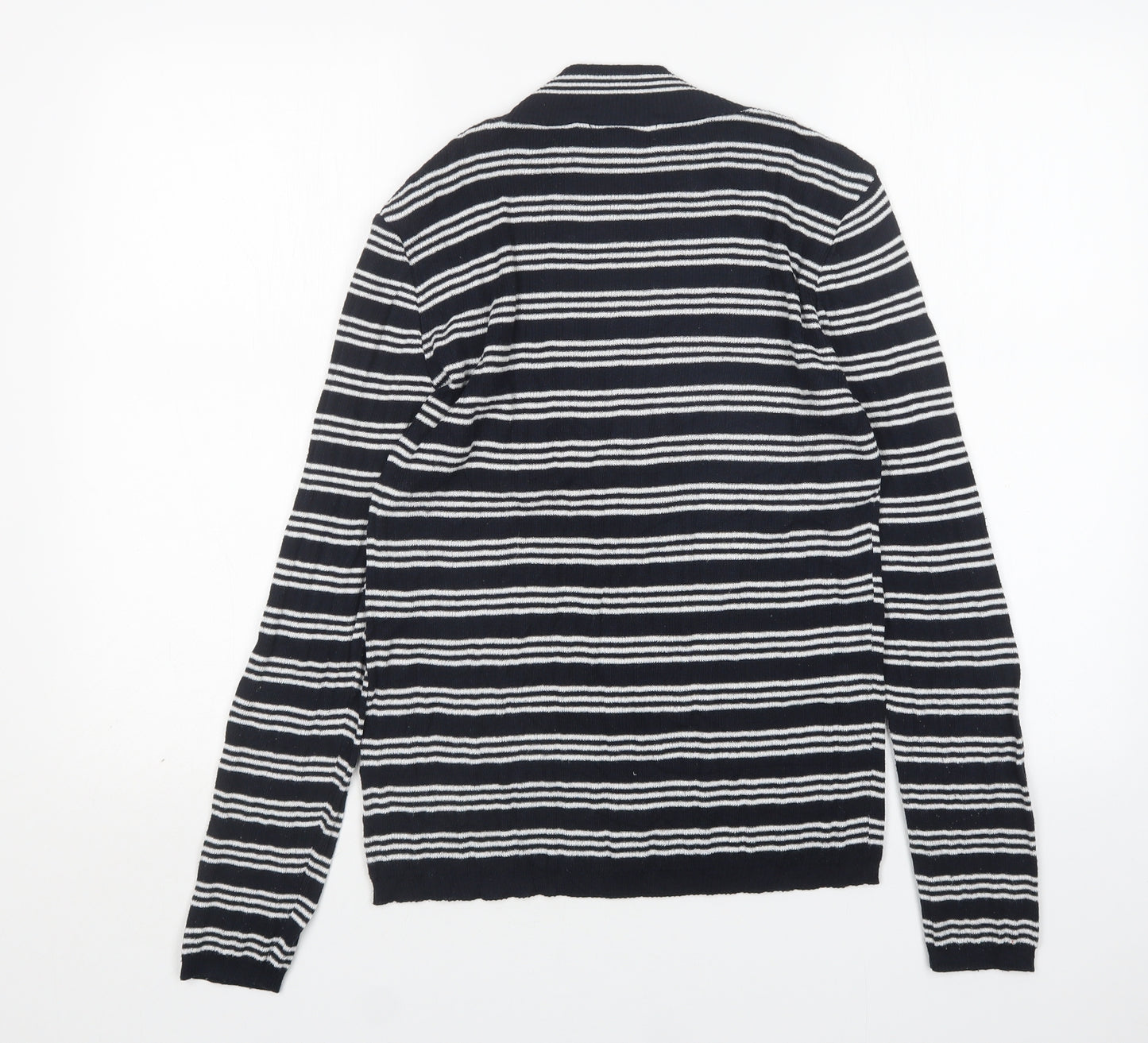 Primark Womens Multicoloured Round Neck Striped Polyester Pullover Jumper Size L