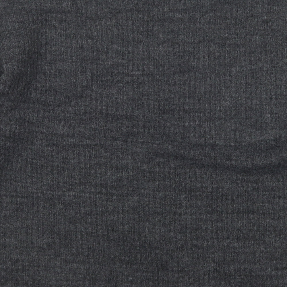 Zara Womens Grey Round Neck   Pullover Jumper Size S
