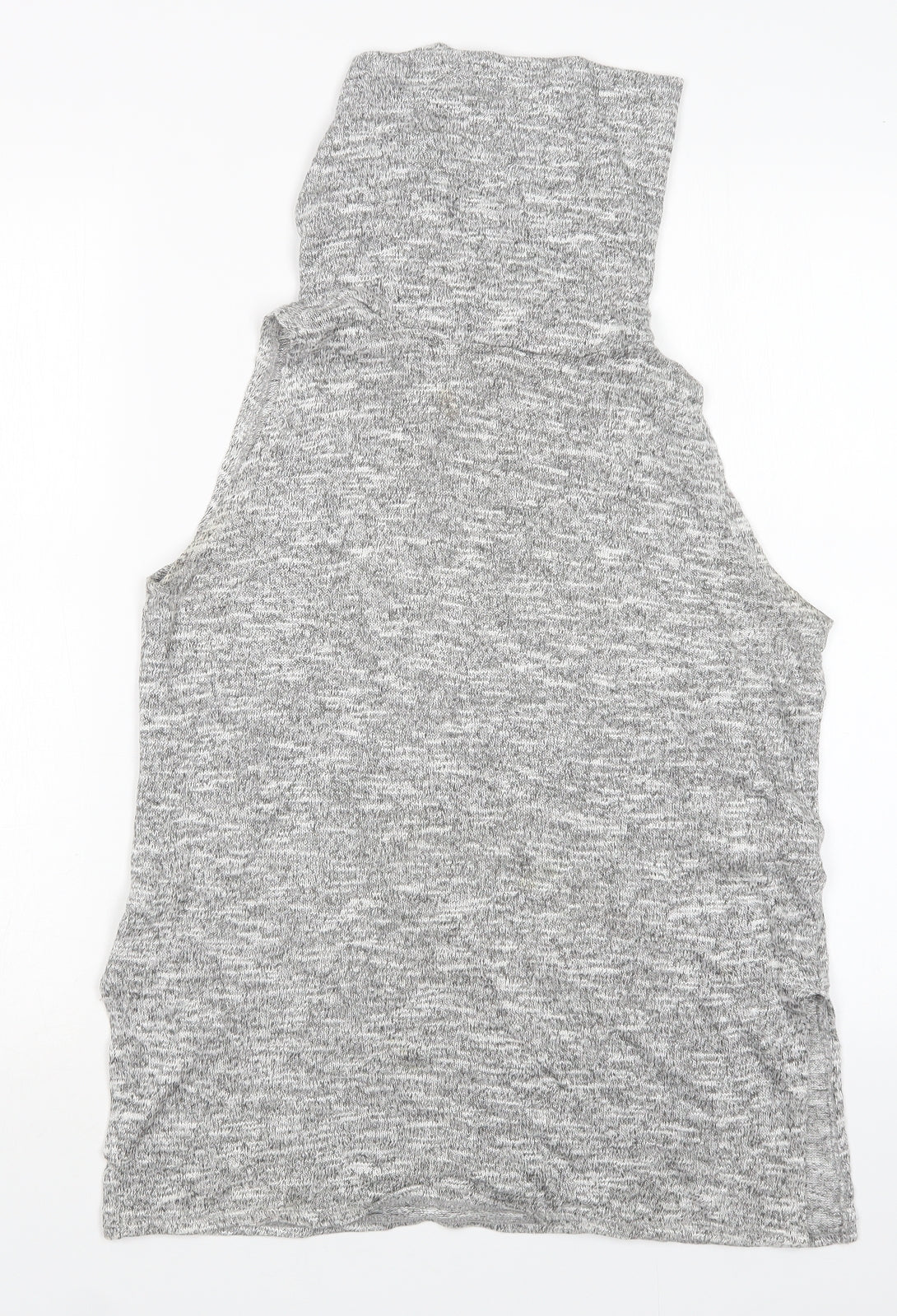 New Look Womens Grey Roll Neck  Viscose Vest Jumper Size 14