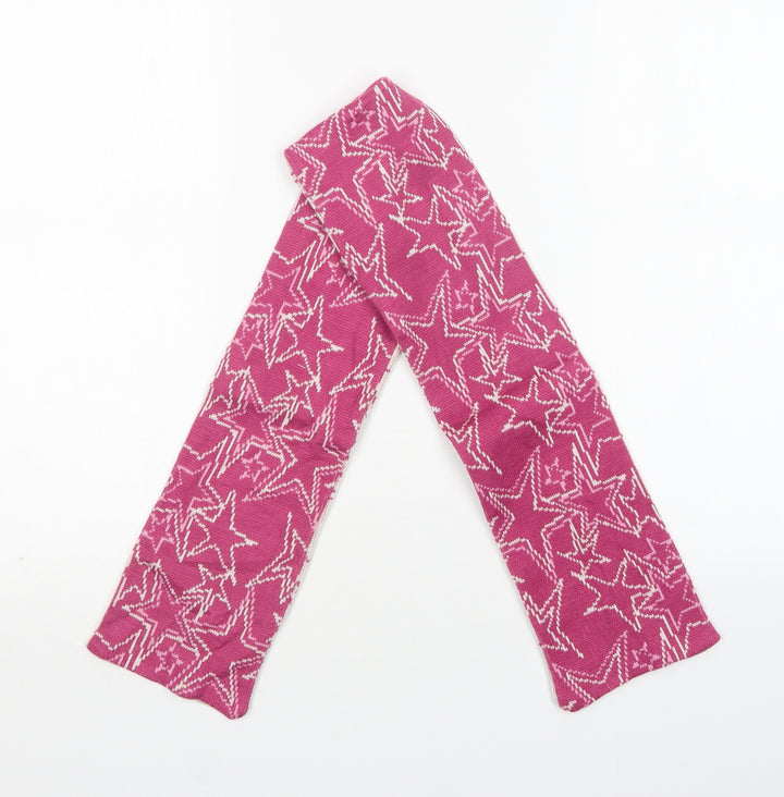 M&S Girls Multicoloured Geometric Acrylic Scarf Scarves & Wraps One Size