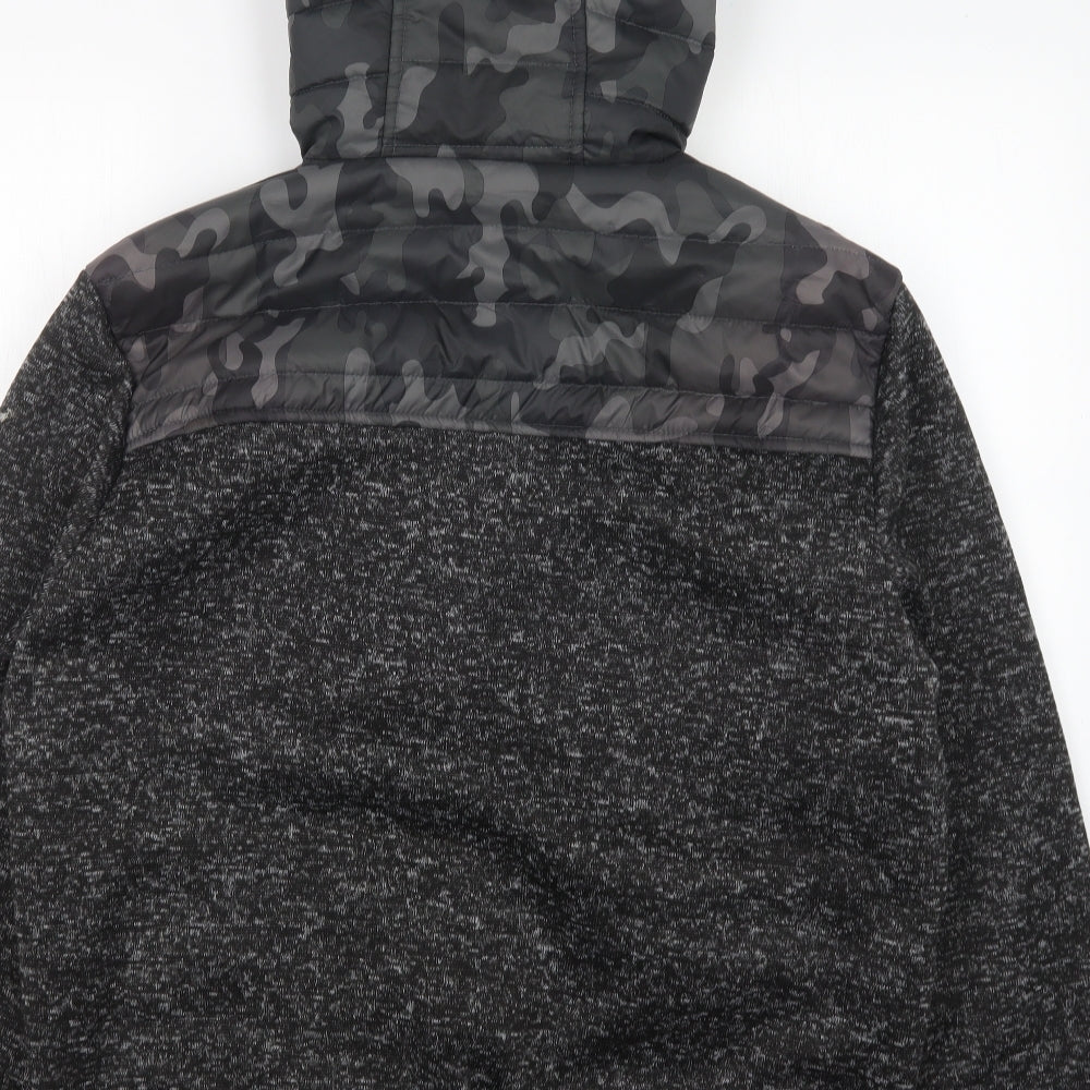 Lee Cooper Mens Multicoloured Camouflage  Puffer Jacket Coat Size XL
