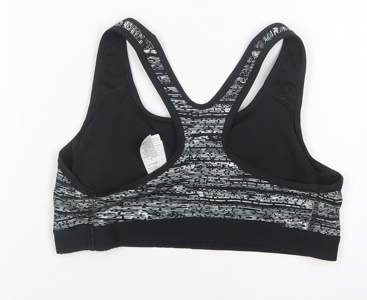 Nike Womens Grey  Polyester Cropped Tank Size L Round Neck