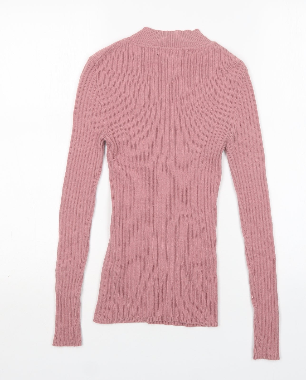 Atmosphere Womens Pink Round Neck  Viscose Pullover Jumper Size 12