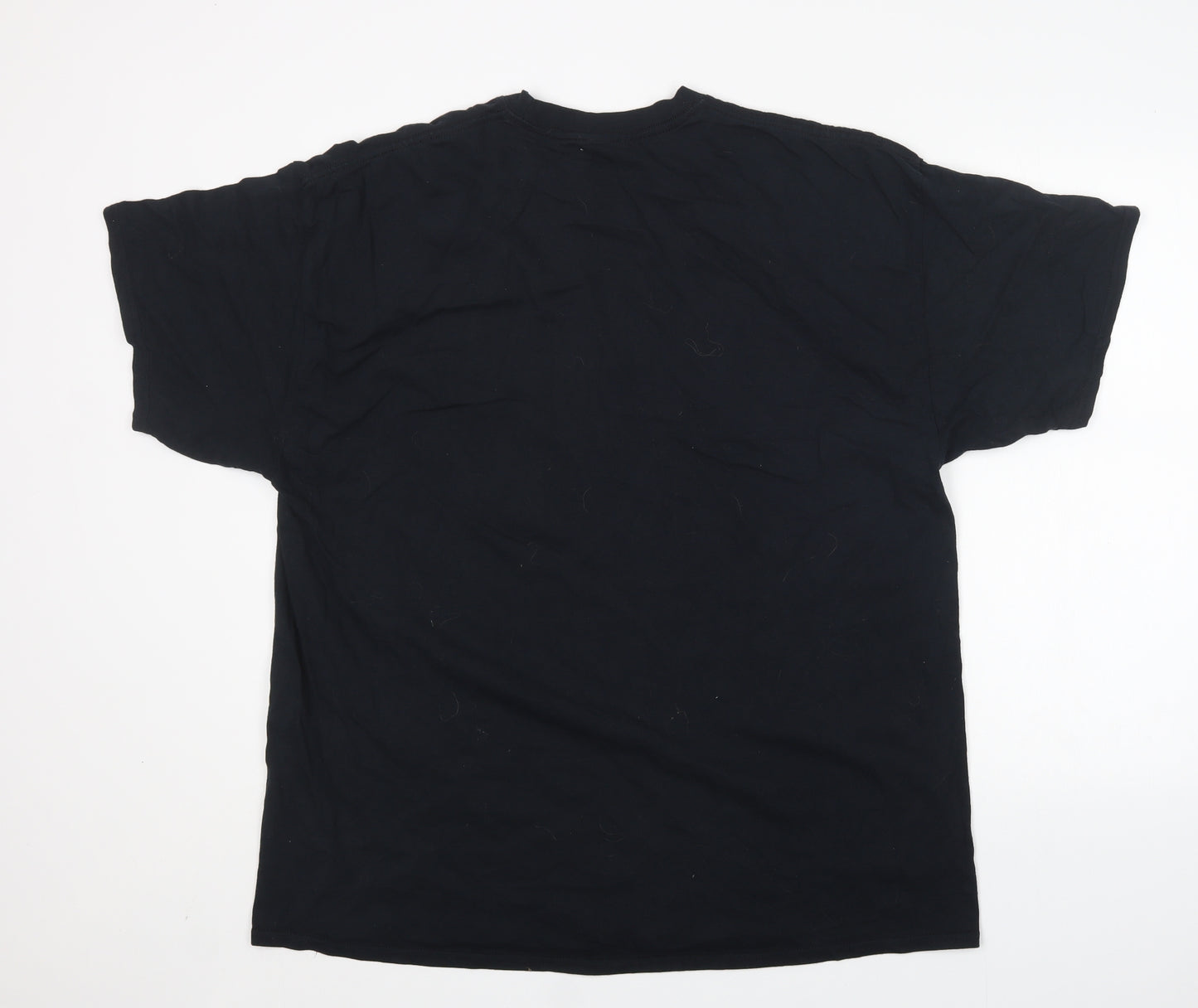 Pink Floyd Mens Black  Cotton  T-Shirt Size 2XL Round Neck  - Pink Floyd