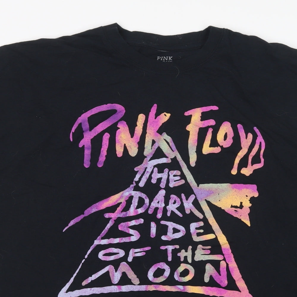 Pink Floyd Mens Black  Cotton  T-Shirt Size 2XL Round Neck  - Pink Floyd