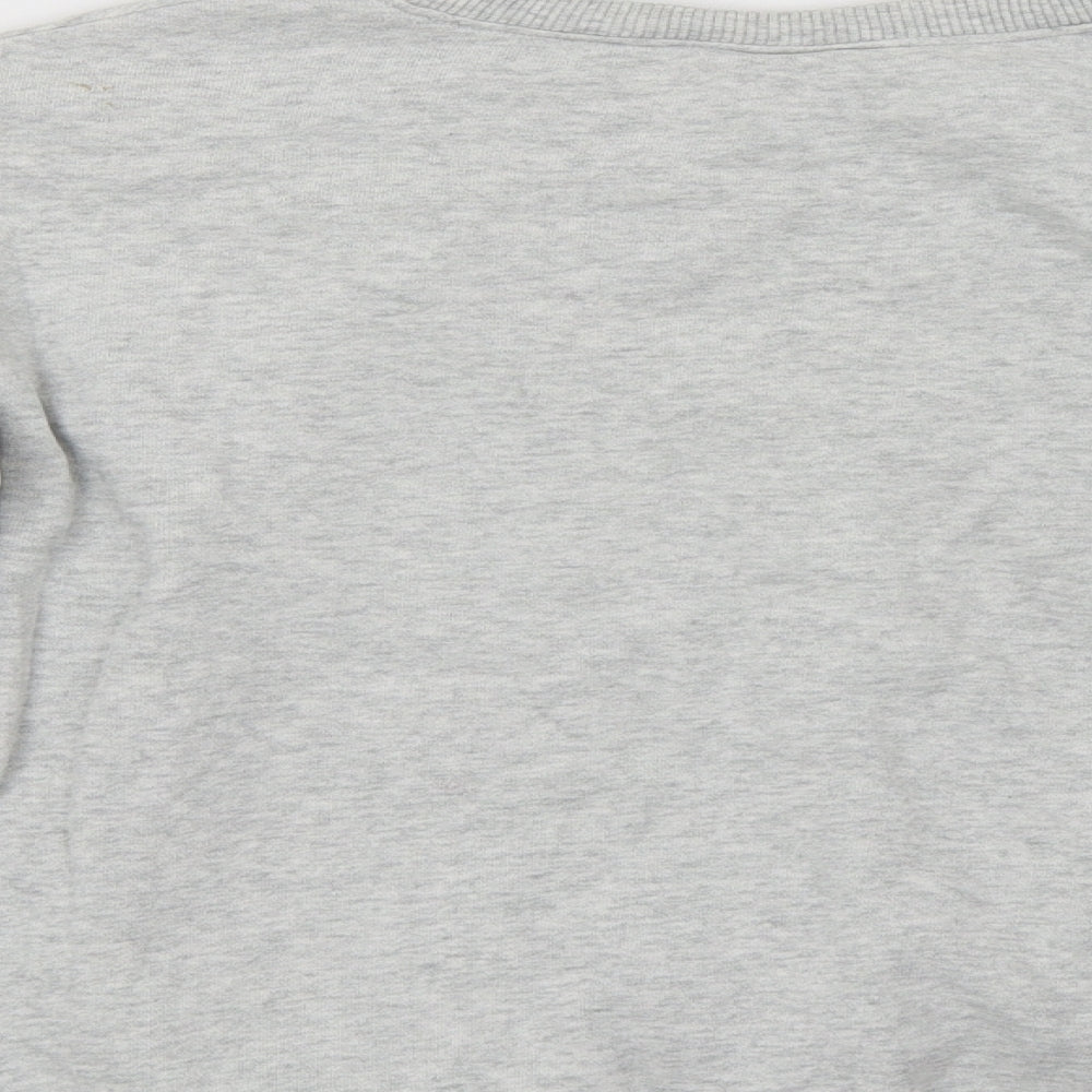 NEXT Girls Grey  Cotton Pullover Sweatshirt Size 12 Years