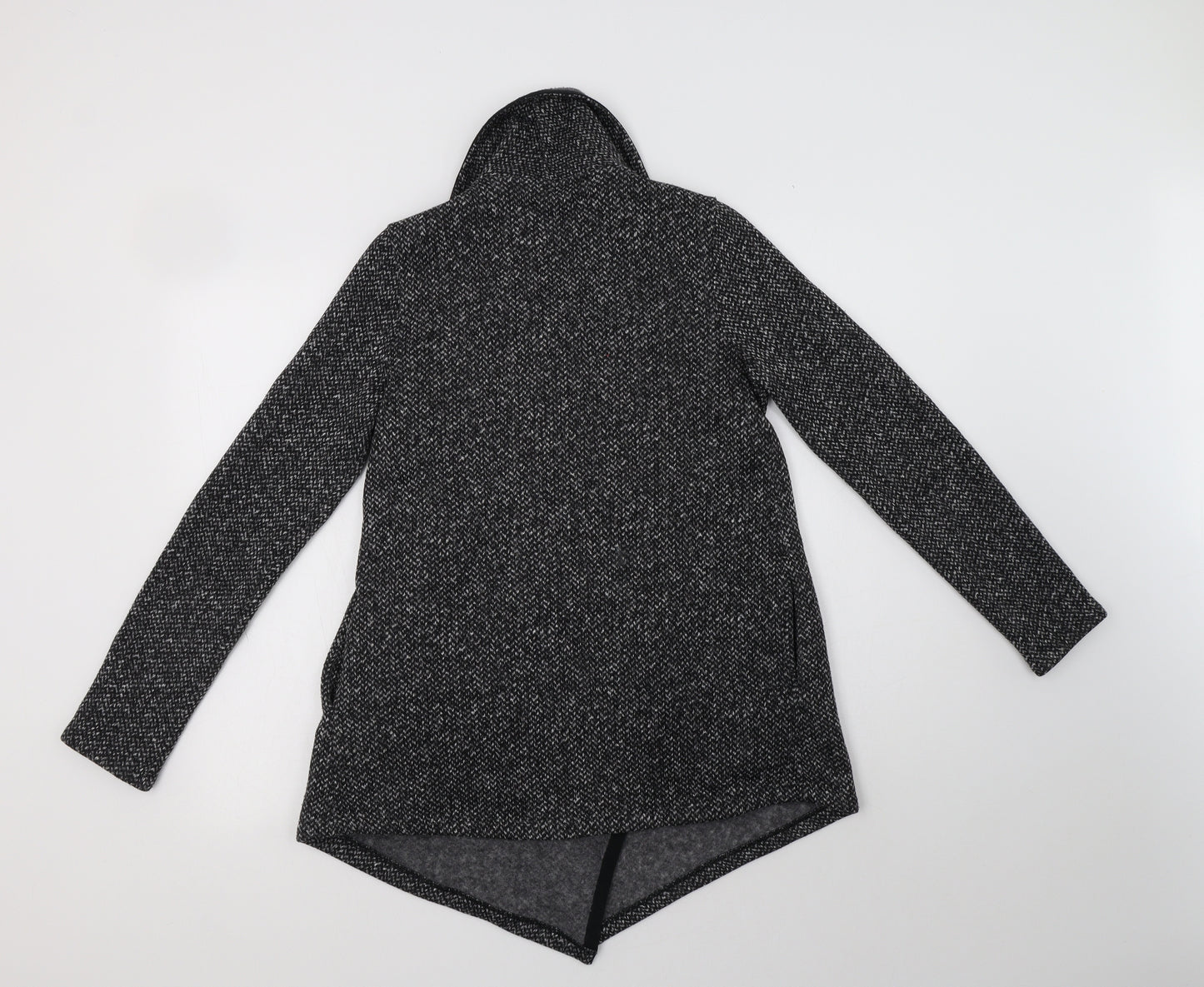 NEXT Womens Grey Herringbone  Jacket Coatigan Size 8