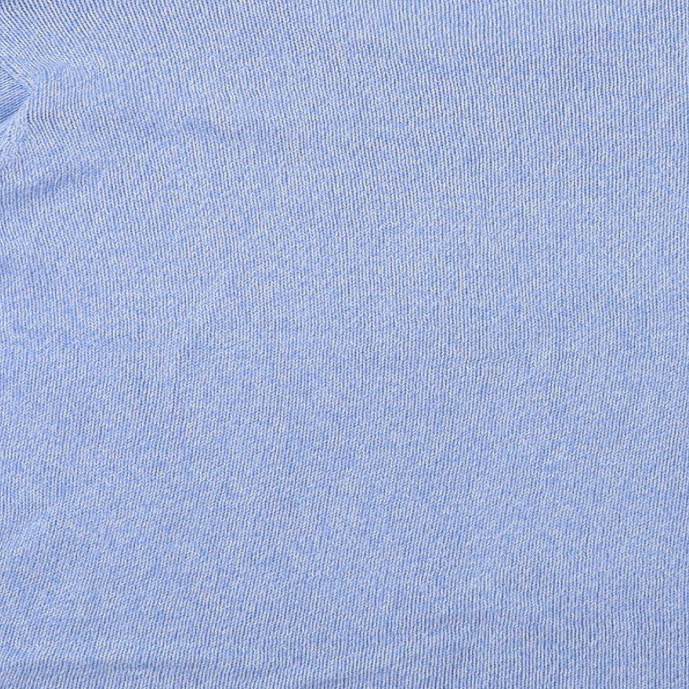 Jumper Womens Blue Crew Neck  Cotton Pullover Jumper Size M
