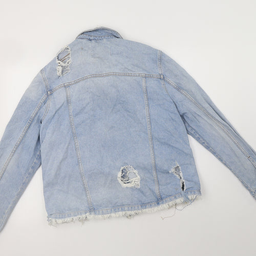 River Island Womens Blue   Jacket  Size 16  Button