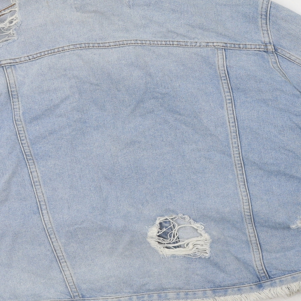 River Island Womens Blue   Jacket  Size 16  Button
