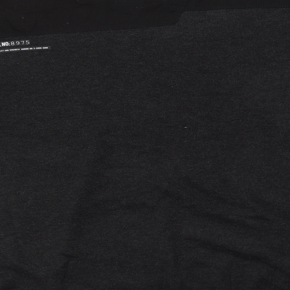 JACK & JONES Mens Grey Crew Neck  Polyester Pullover Jumper Size L