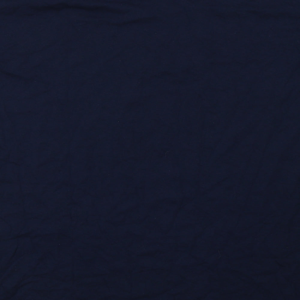 Gildan Mens Blue  Cotton  T-Shirt Size XL Crew Neck