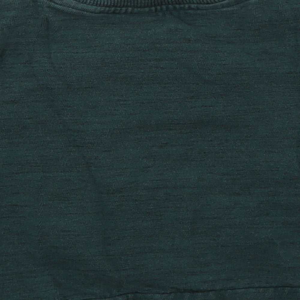 George Girls Green  Cotton Pullover Sweatshirt Size 3-4 Years   - Fun