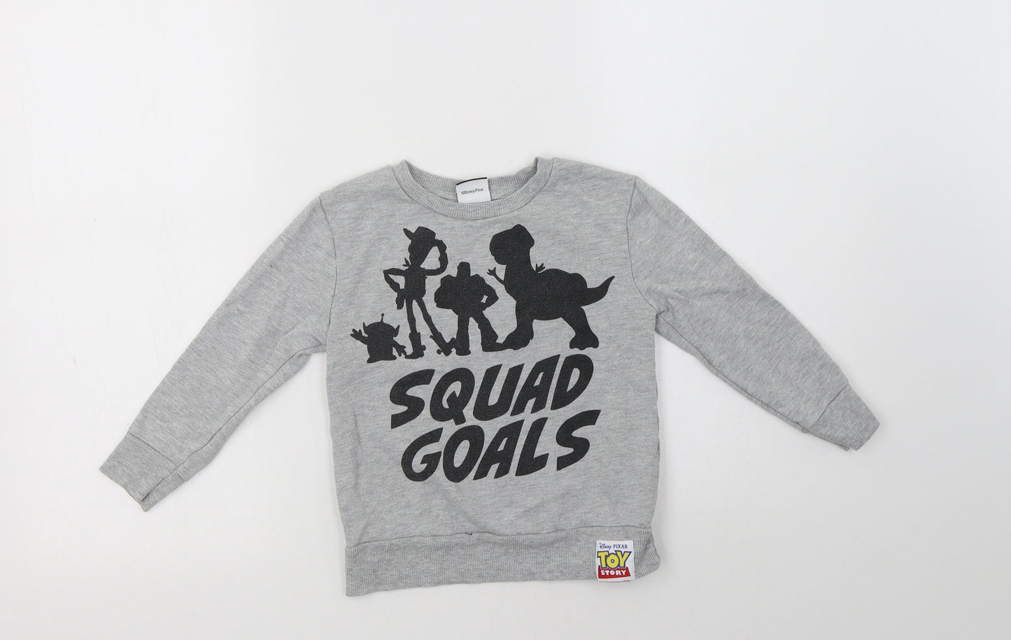 George Boys Grey  Cotton Pullover Sweatshirt Size 3-4 Years   - Toy Story