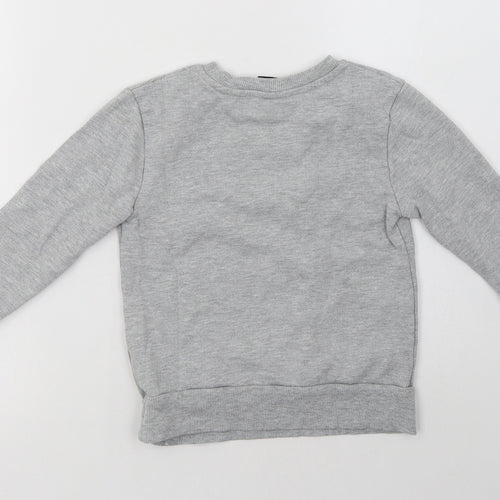 George Boys Grey  Cotton Pullover Sweatshirt Size 3-4 Years   - Toy Story