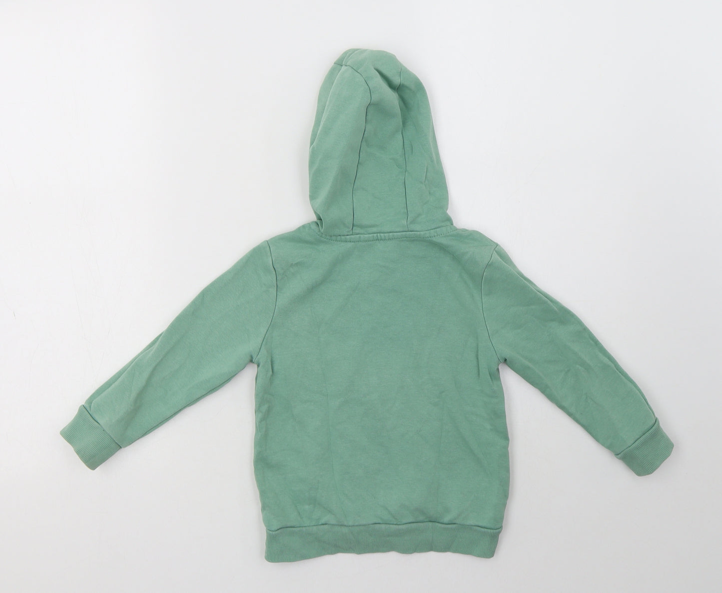 George Girls Green  Cotton Pullover Hoodie Size 3-4 Years   - Explore
