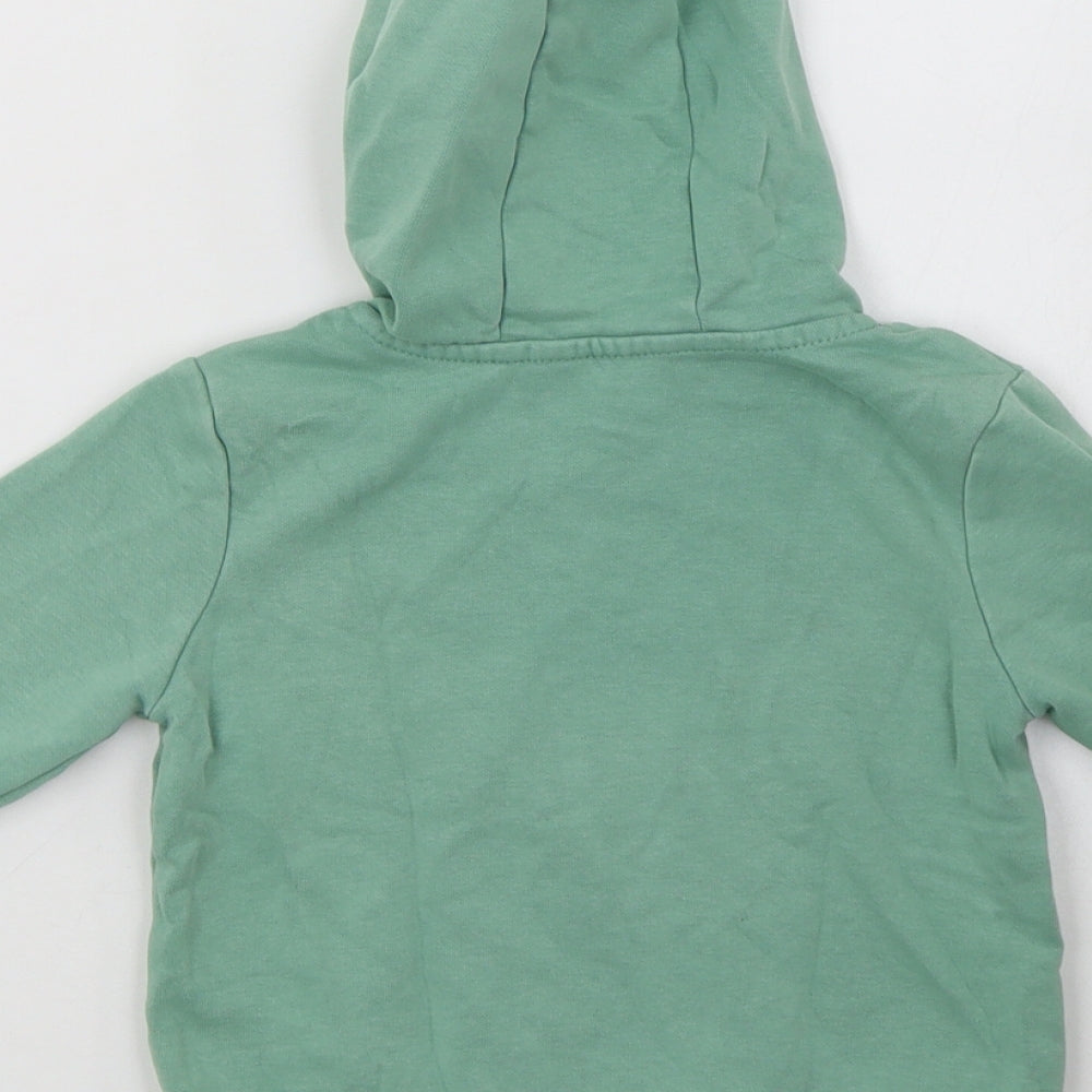 George Girls Green  Cotton Pullover Hoodie Size 3-4 Years   - Explore