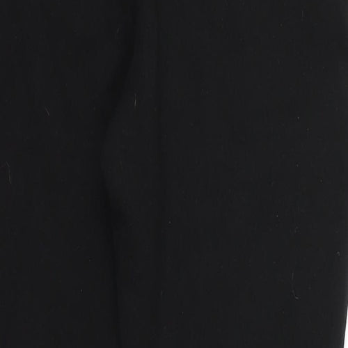 New Look Womens Black  Viscose Jegging Trousers Size 12 L23 in Regular  - Cropped Soft texture