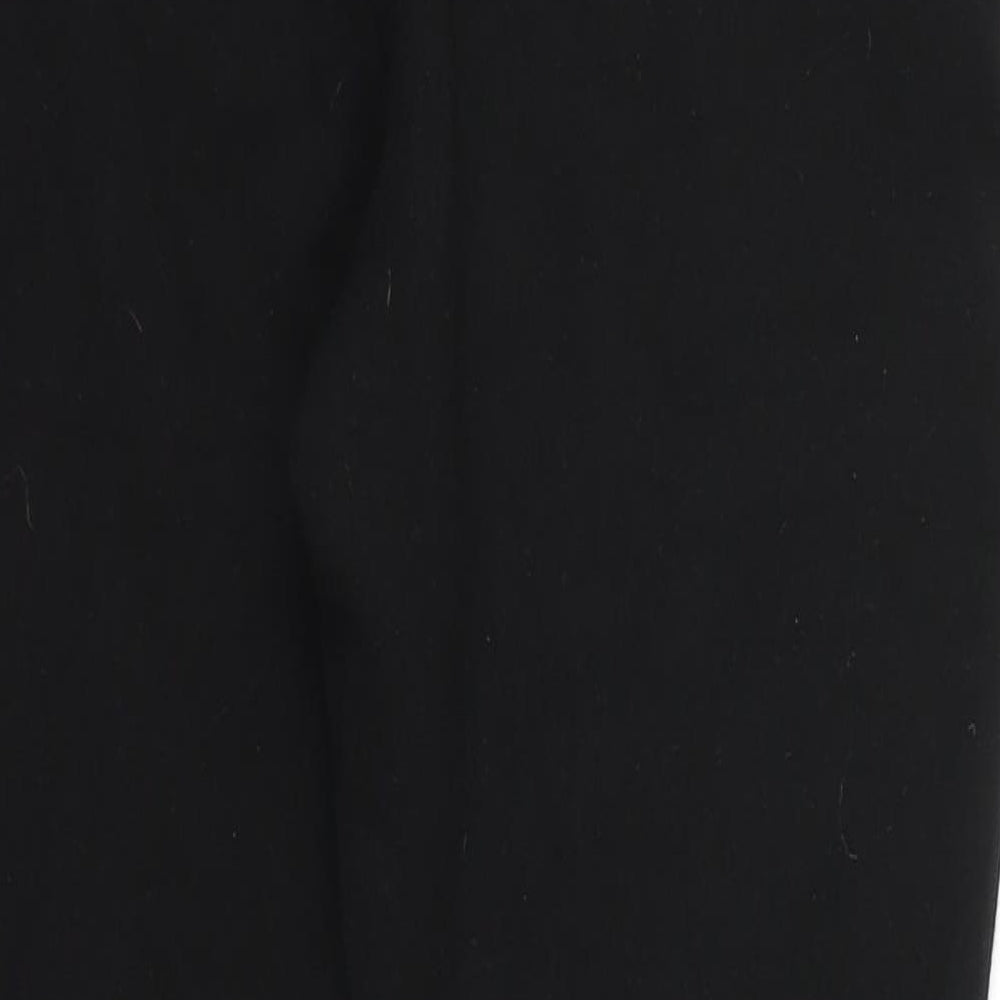 New Look Womens Black  Viscose Jegging Trousers Size 12 L23 in Regular  - Cropped Soft texture