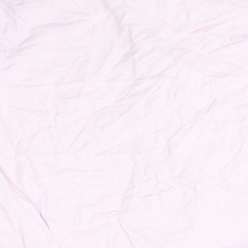 Primark Mens Pink  Cotton  Dress Shirt Size 17 Collared Button - Pink White mix 17 inch collar