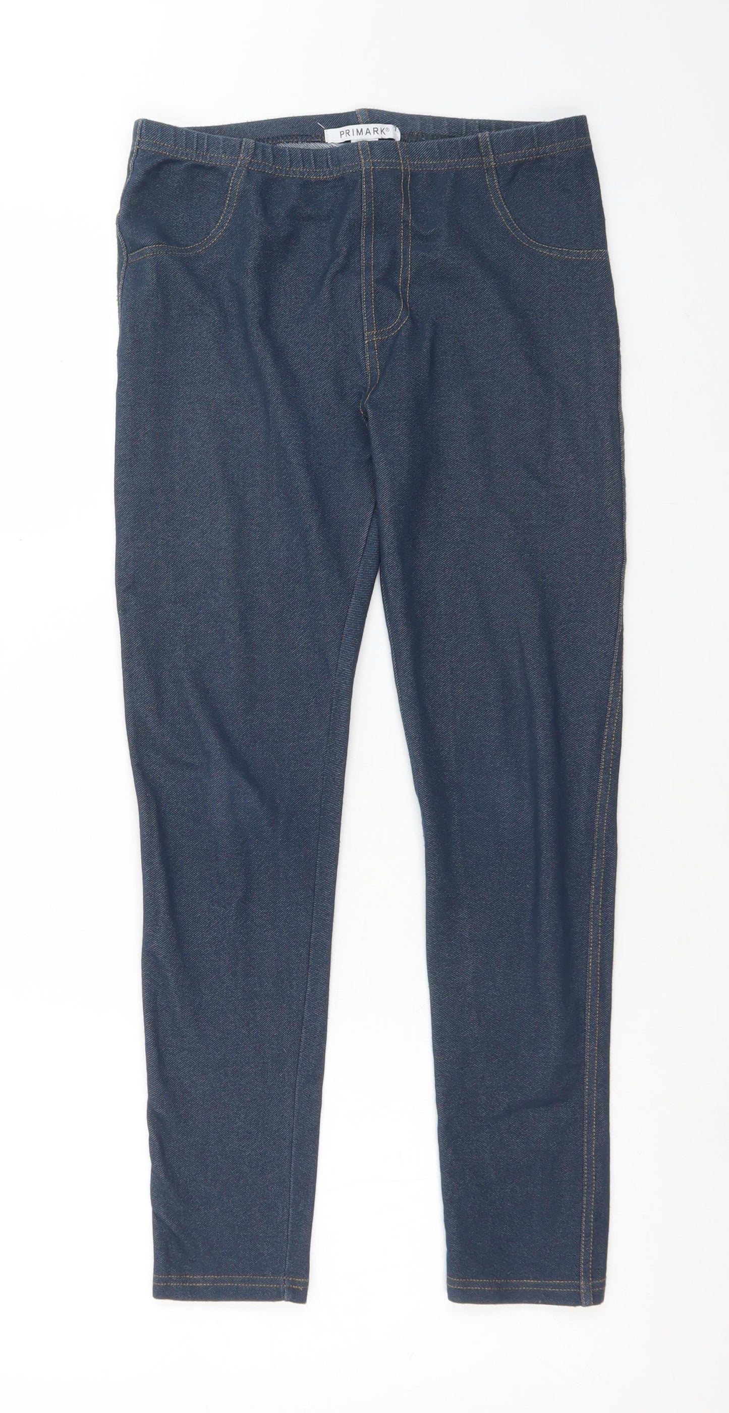 Primark Girls Blue  Cotton Jegging Jeans Size 12-13 Years  Regular