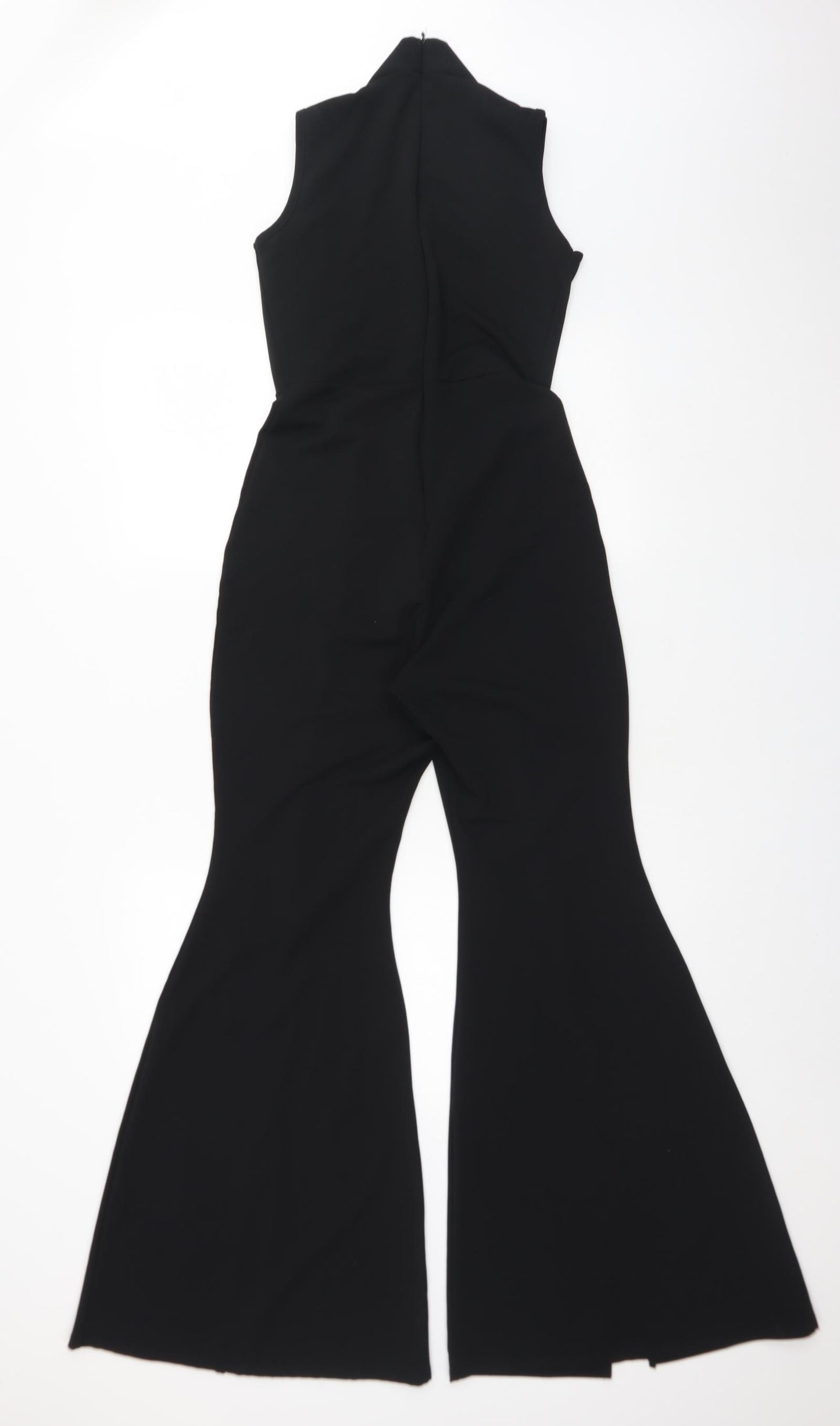 Missguided Womens Black  Polyester Jumpsuit One-Piece Size 10