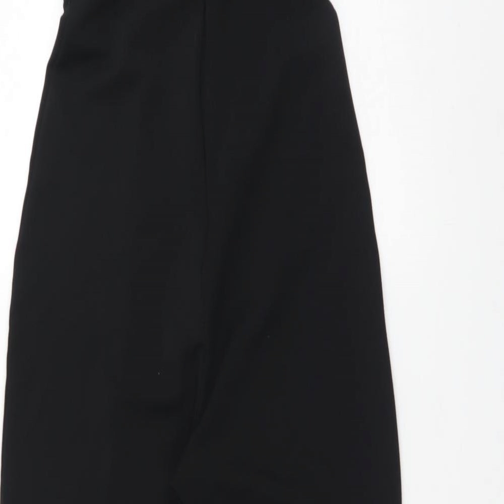 Missguided Womens Black  Polyester Jumpsuit One-Piece Size 10