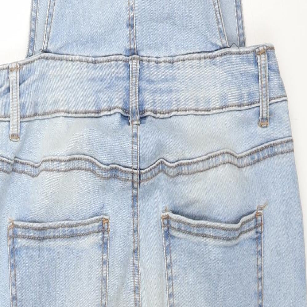 CI SONO Womens Blue  Cotton Dungaree One-Piece Size L