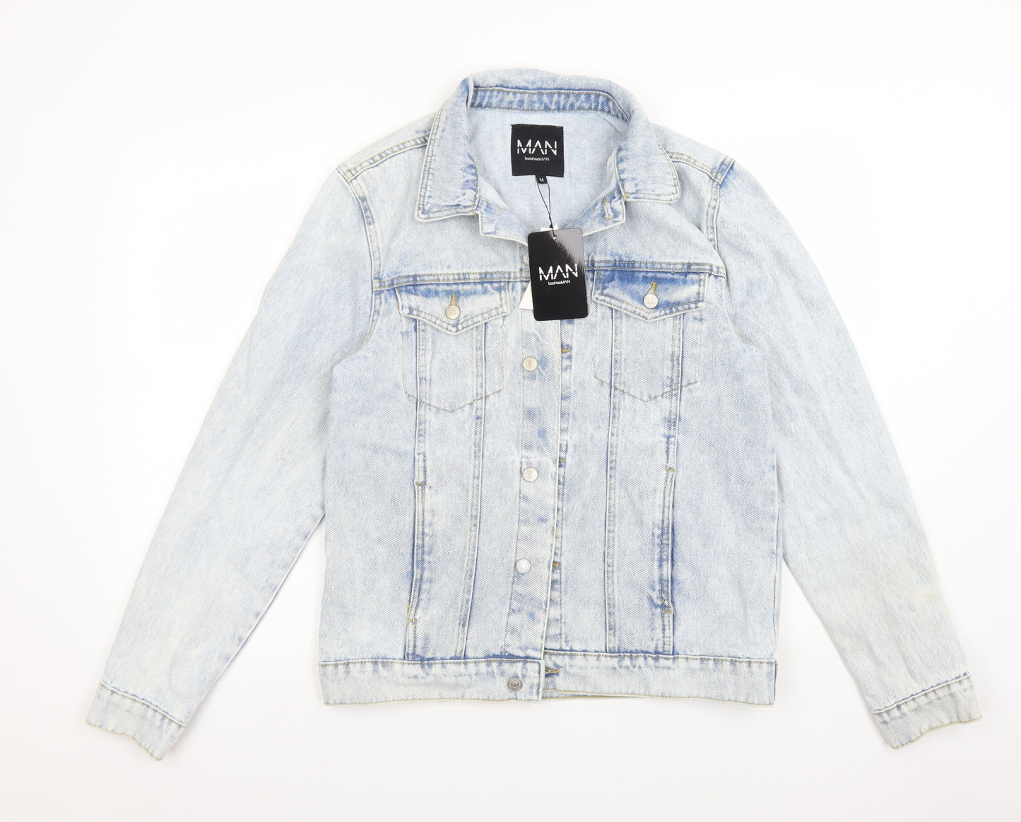 BOOHOO MAN Mens Blue   Jacket  Size M