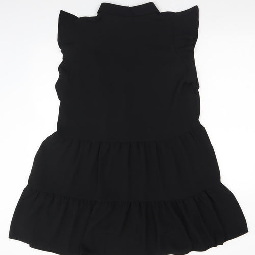 F&F Womens Black  Polyester Trapeze & Swing  Size 14  Collared