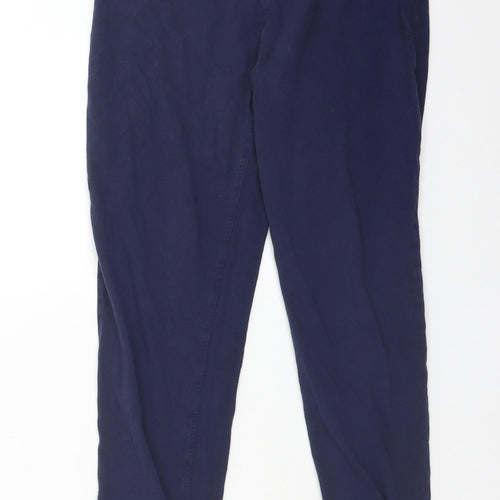 NEXT Boys Blue Solid Cotton  Pyjama Pants Size 10 Years
