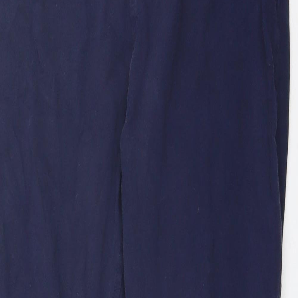 NEXT Boys Blue Solid Cotton  Pyjama Pants Size 10 Years