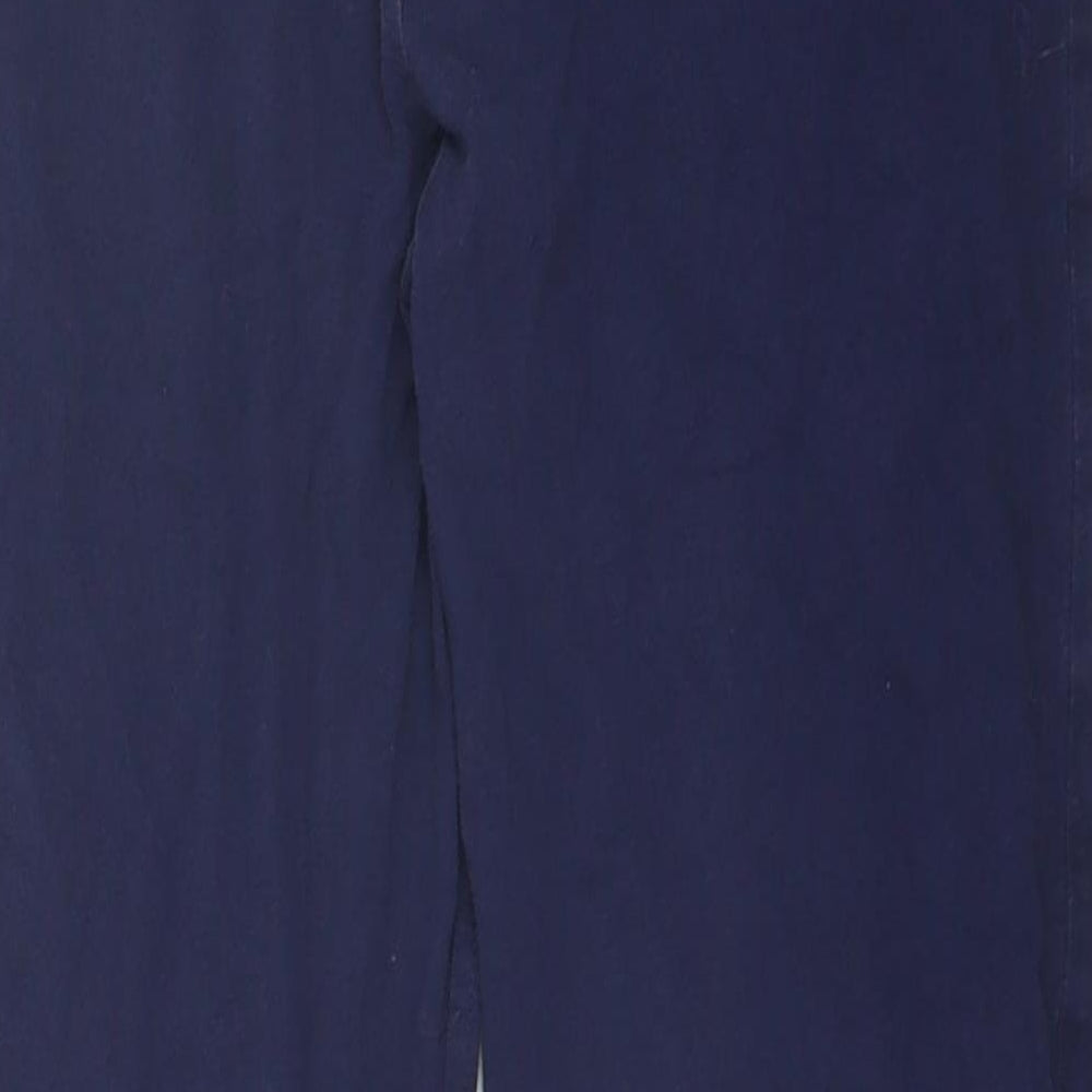 NEXT Boys Blue Solid Cotton  Pyjama Pants Size 10 Years