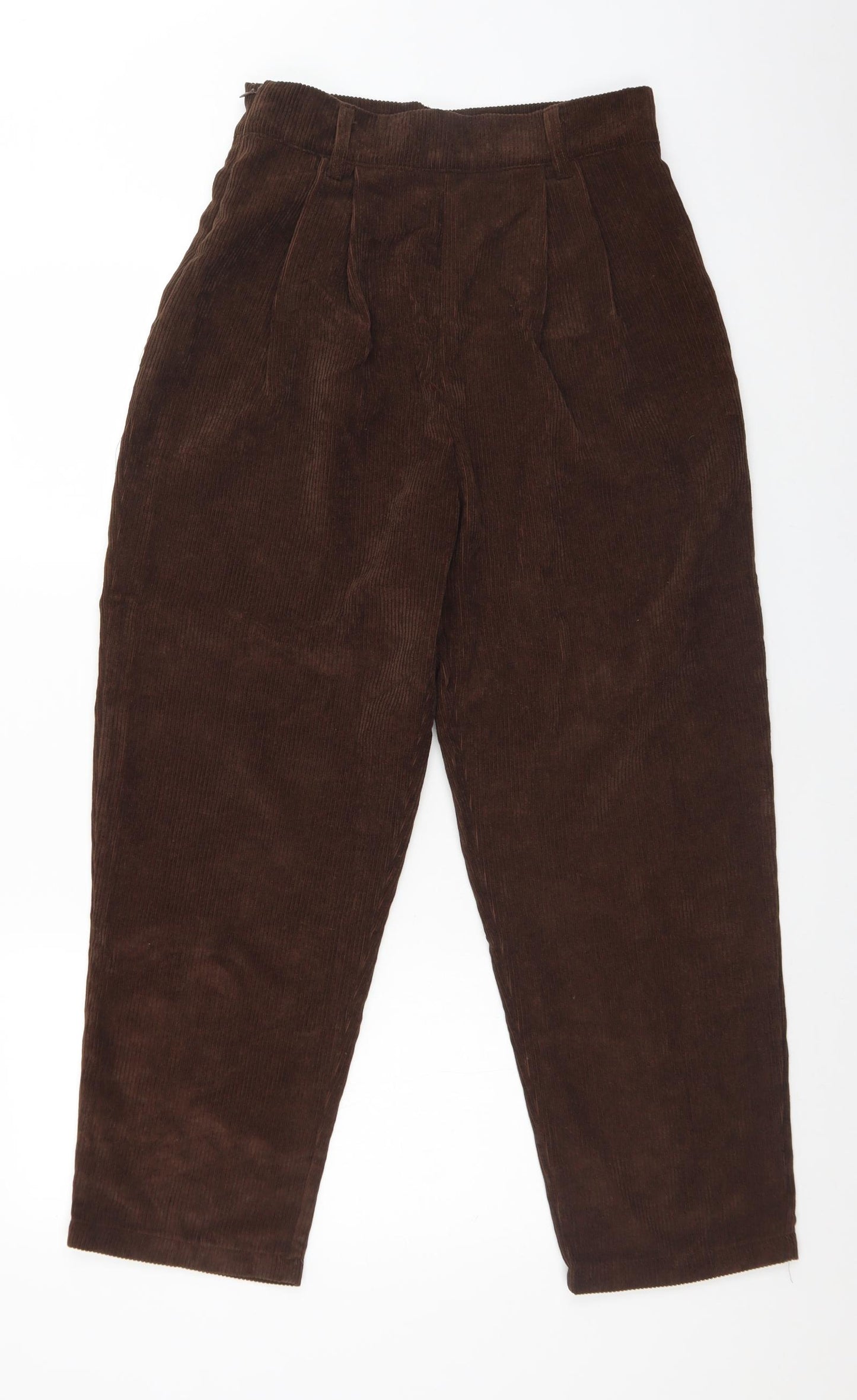 SheIn Womens Brown  Polyester Capri Trousers Size M L26 in Regular