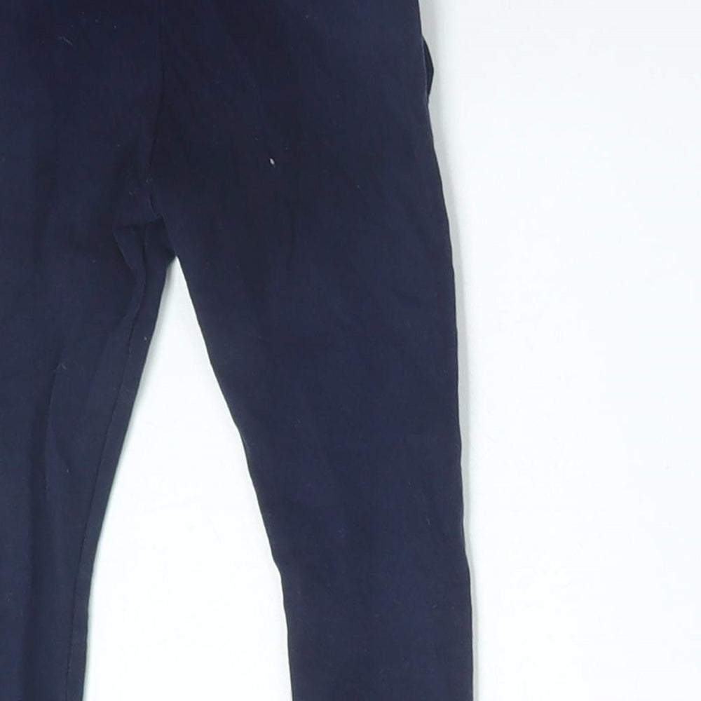 Primark Girls Blue  Cotton  Leggings Size 9-12 Months