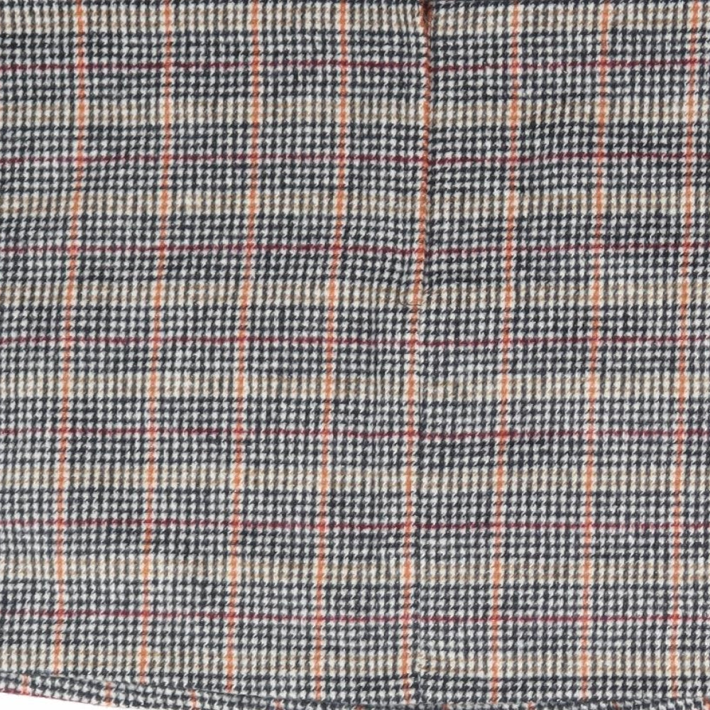 Peacocks Womens Multicoloured Houndstooth Polyester Straight & Pencil Skirt Size 16